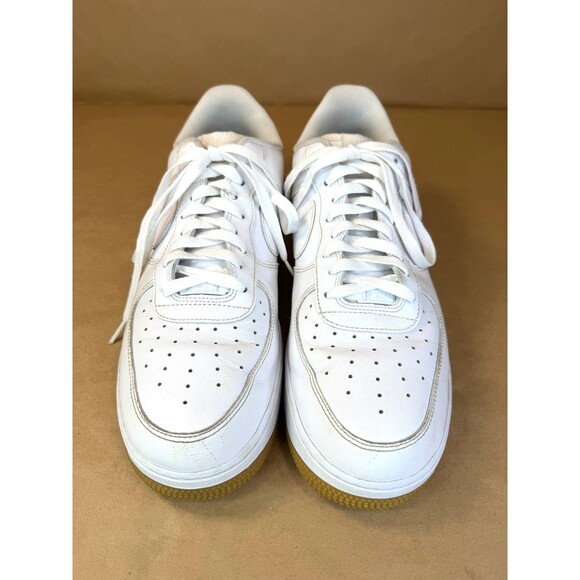 Nike Air Force 1 \'07 Low White Gum Light Brown Sneakers Men\'s Size 12 main image 9